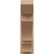 Ekena Millwork 7 1/2-in W x 22-in D x 26-in H Balboa Slat Rough Cedar Woodgrain TimberThane Outlooker, Primed Tan OUTUR075X22X26BOA24RCPR - alternate 5